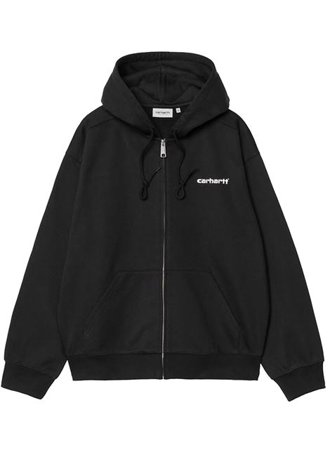 giacca hooded archive lines jacket uomo nera CARHARTT WIP | I03601389.XX